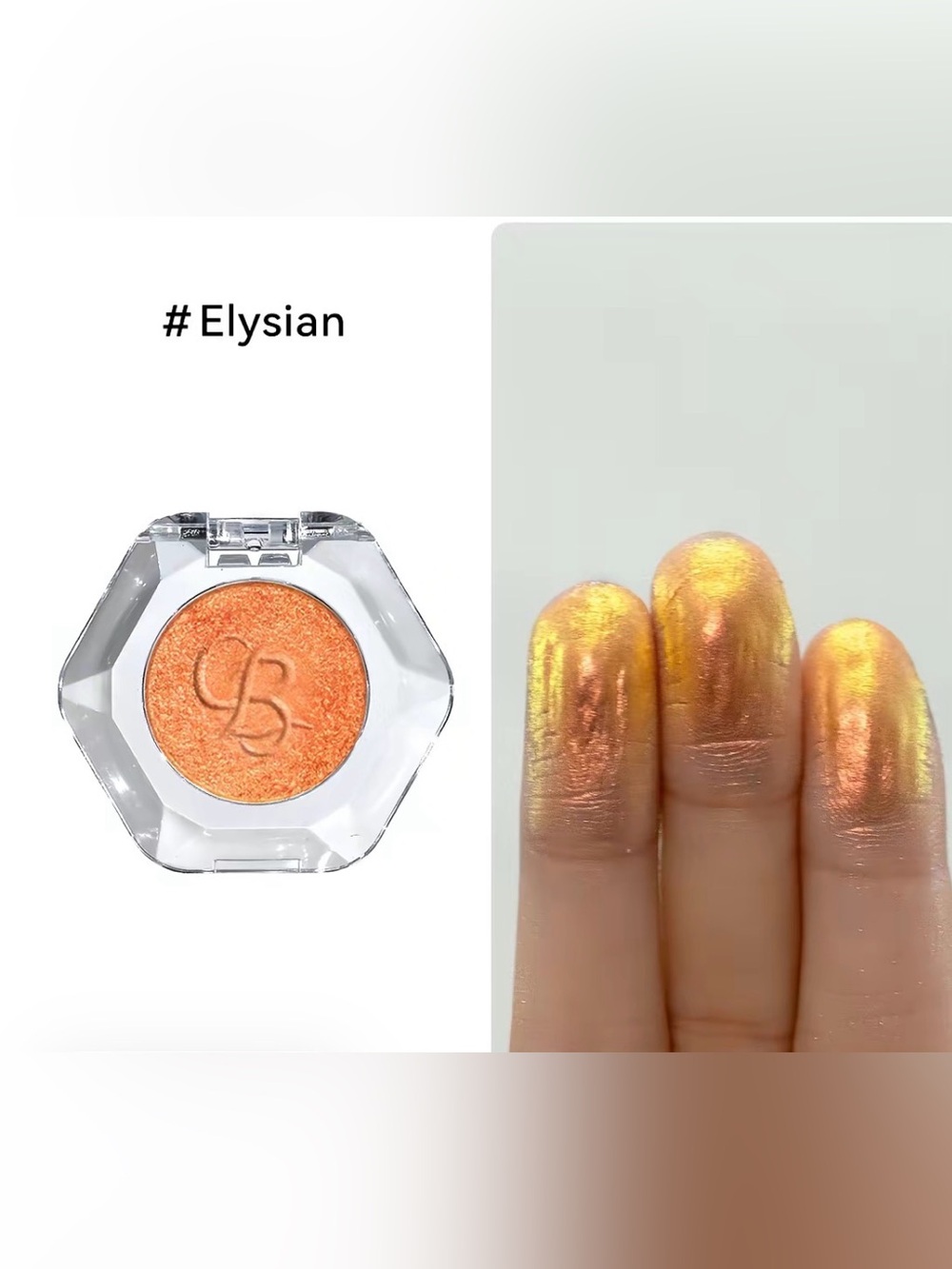 Elysian, NIB Ourbella single multi-chrome eyeshadow